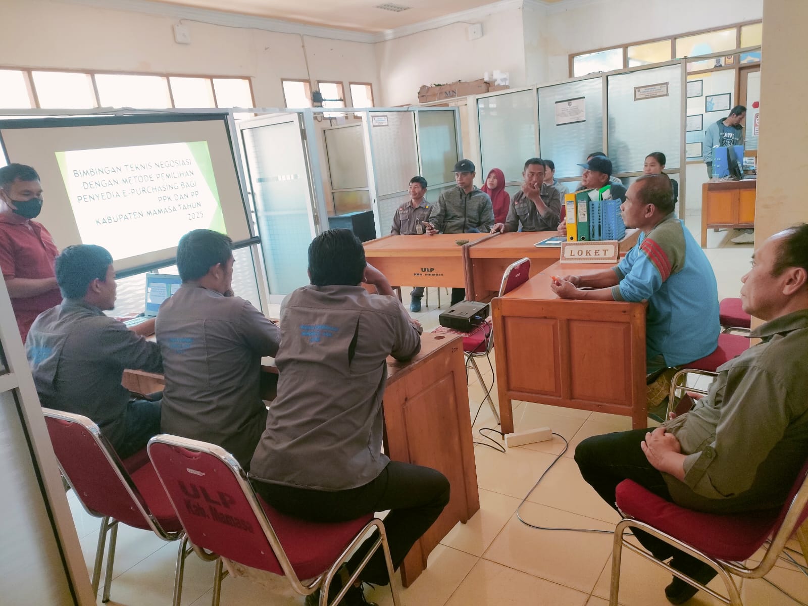 Bimbingan teknis negosiasi dengan metode pemilihan penyedia E-Purchasing bagi PPK dan PP Kabupaten Mamasa Tahun 2025