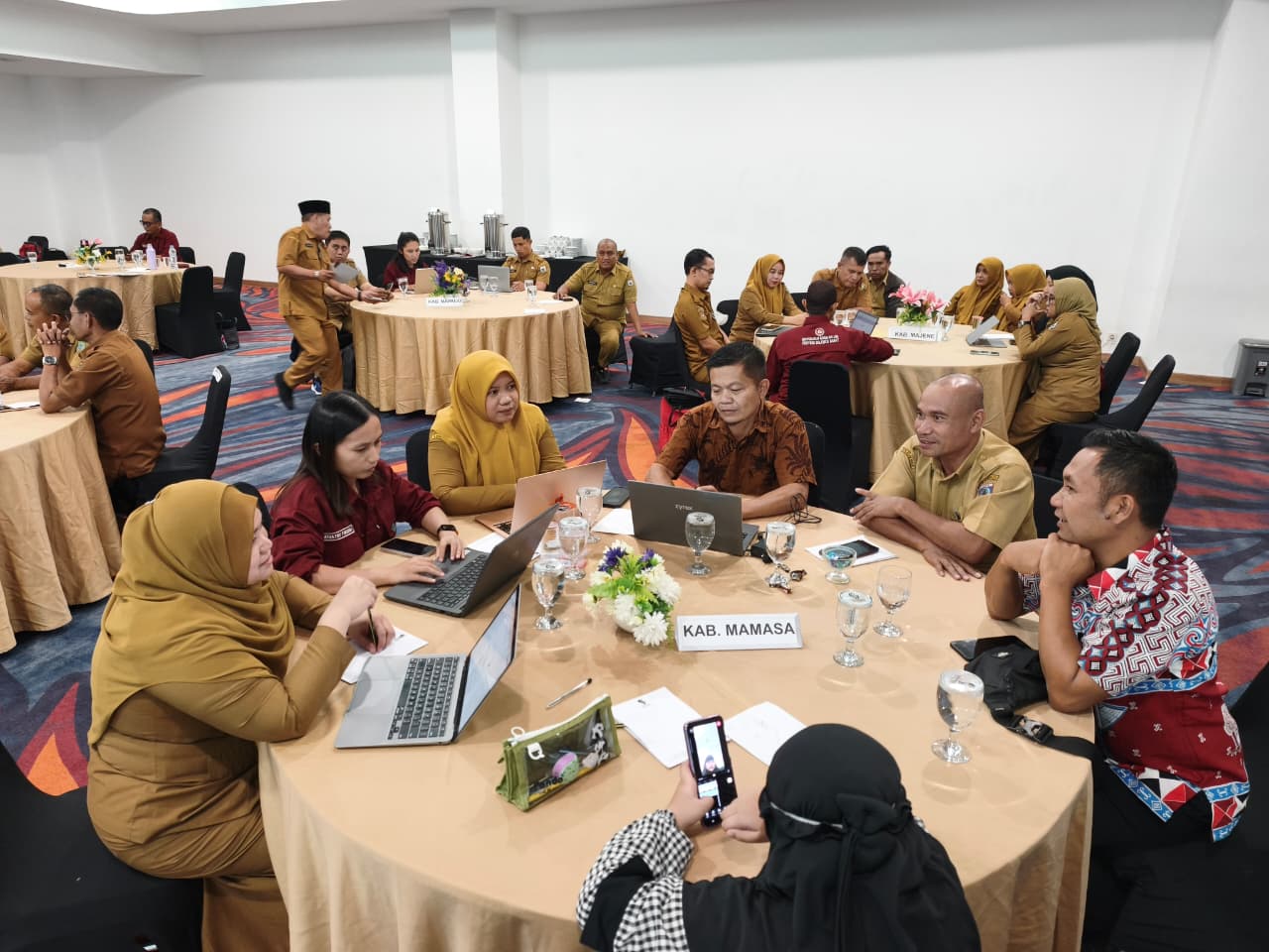 BPBJ Kabupaten Mamasa Mengikuti Rakor UKPBJ se- Sulawesi Barat Tahun 2026, Mamuju 29 Juni 2026